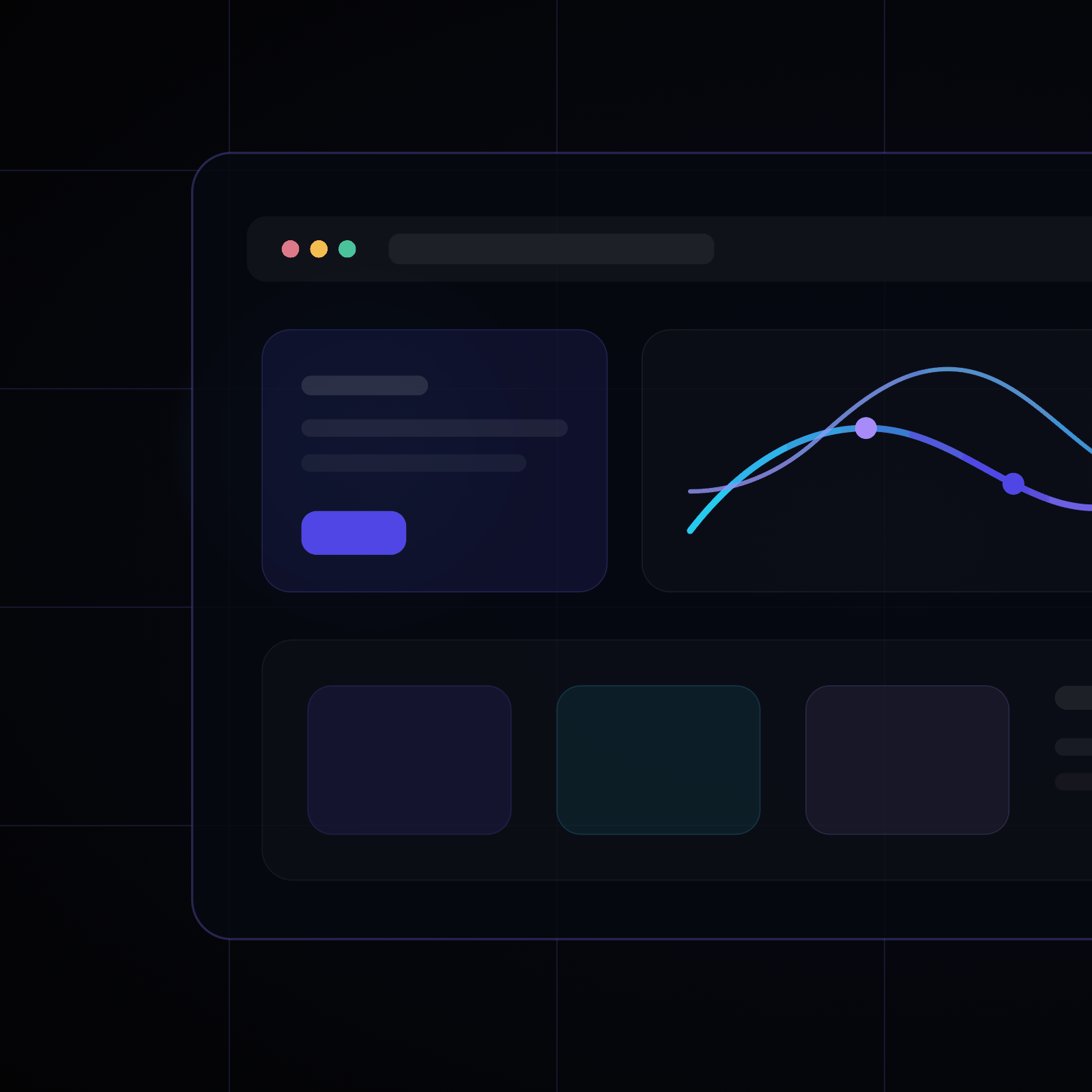 Enterprise AI operations dashboard illustrating agentic workflows, analytics, and model orchestration